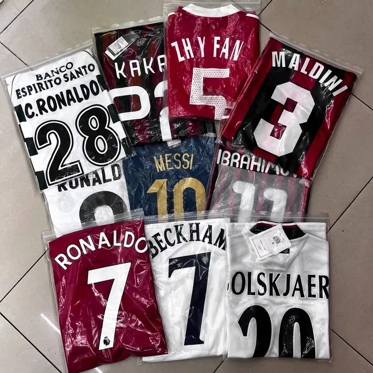 盲盒球衣 球员版足球服热门新款足球服全新俱乐部国家队巴萨皇马