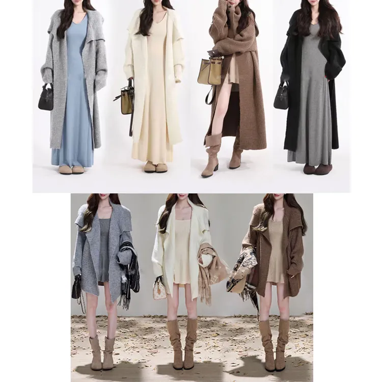 大被子【高定款】新款时尚洋气百搭女装针织毛衣外套潮流休闲服大衣