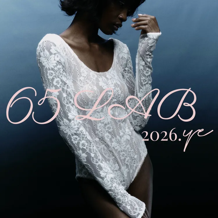 65LAB*「巴黎香榭」高定奢牌同源 弹力蕾丝 连体衣
