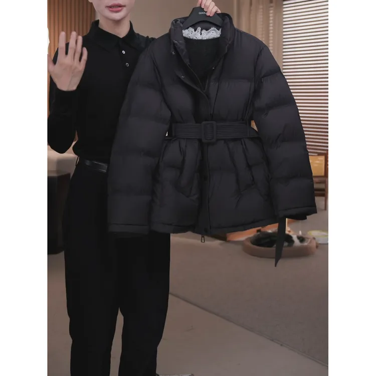 香朵儿【精致摩卡】韩版百搭立领棉服外套女秋冬棉衣加厚保暖面包服