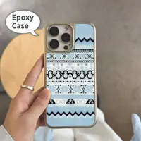 ins费尔岛风可爱企鹅适用苹果17promax手机壳iphone16新款15432女