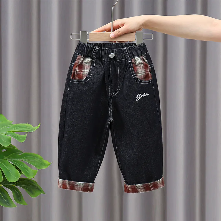 男童牛仔裤春秋季时髦韩版2025新款痞帅儿童秋装裤子宝宝秋天长裤