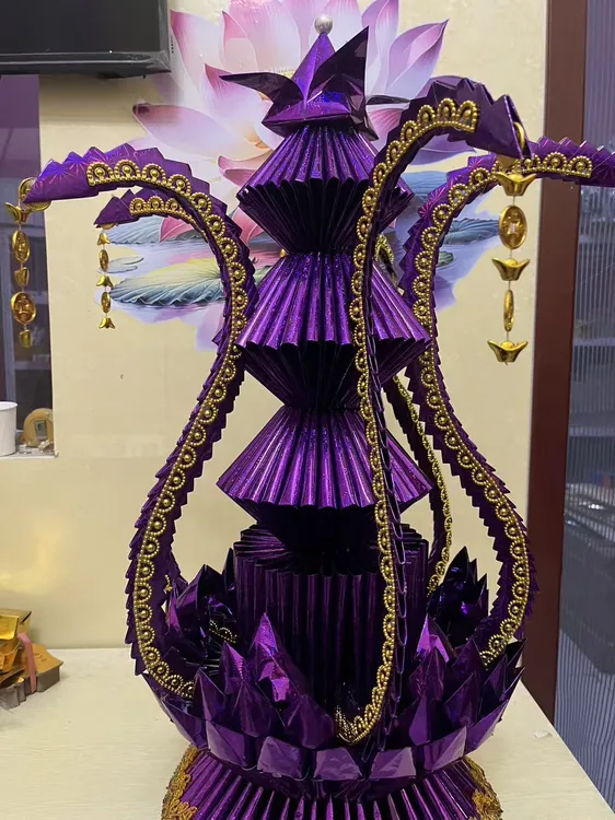 DIY时来运转手工折纸材料包含教程