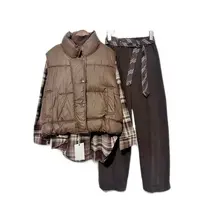 【套装】秋冬季时尚高档套装设计感时装女装服装9682[ZLYG]J