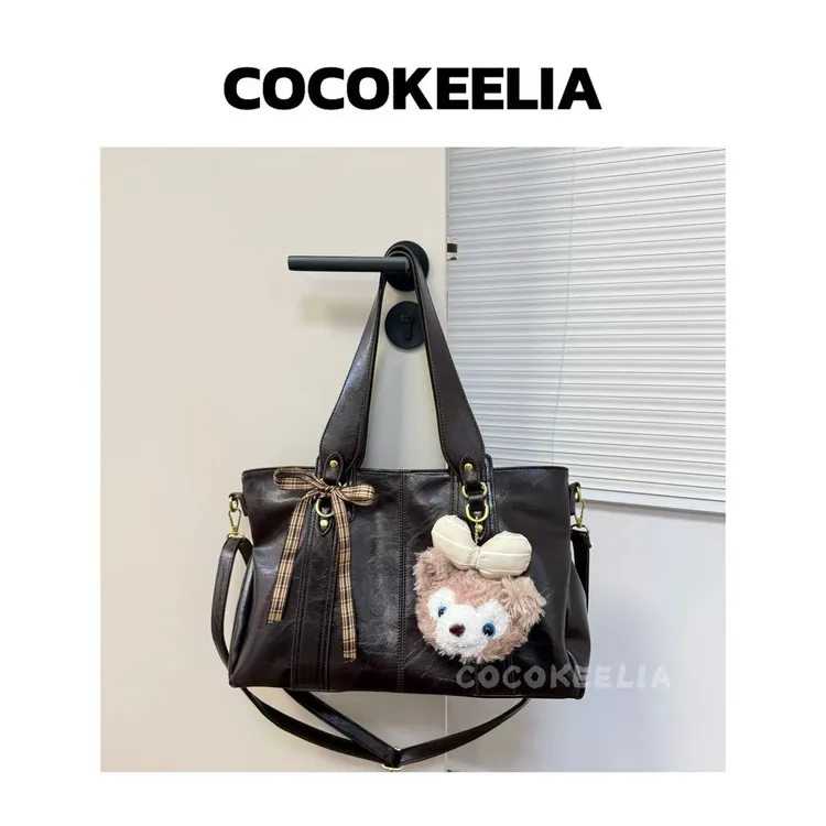 复古小众托特包包女2025新款时尚秋冬气质百搭上班通勤手提腋下包