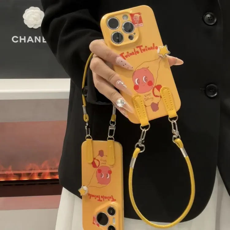 GGBond背包星星人挂绳适用苹果17/16菲林手机壳华为vivo小米oppo