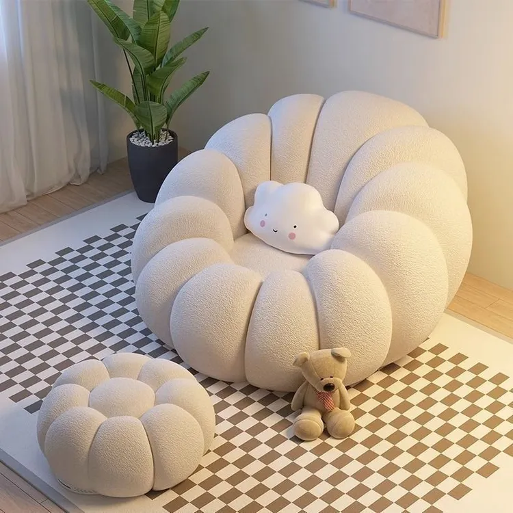 懒人沙发南瓜躺椅榻榻米椅子网红客厅小户型单人沙发凳子阳台卧室