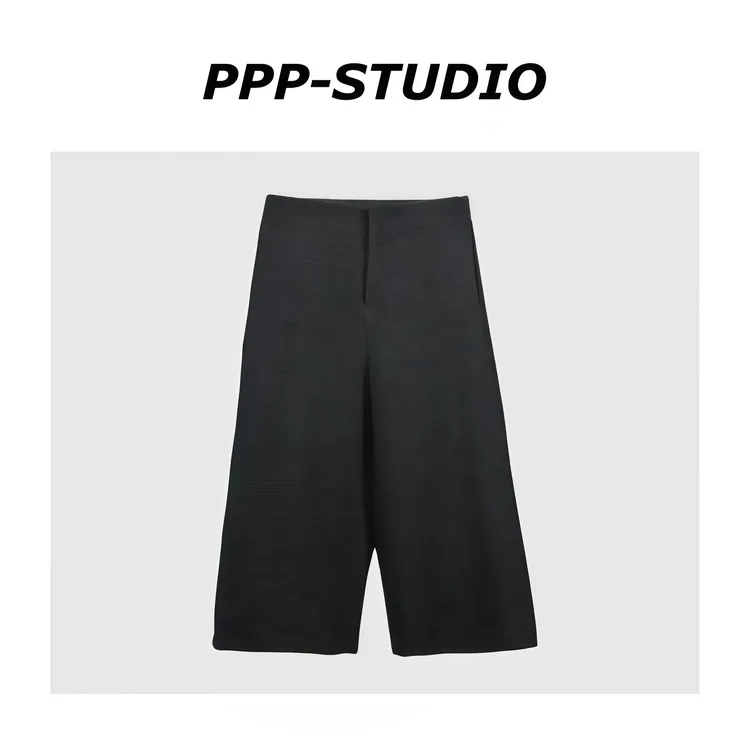 妙兮·LL秋季新款时尚休闲简约宽松显瘦慵懒风中式裤子*20253501