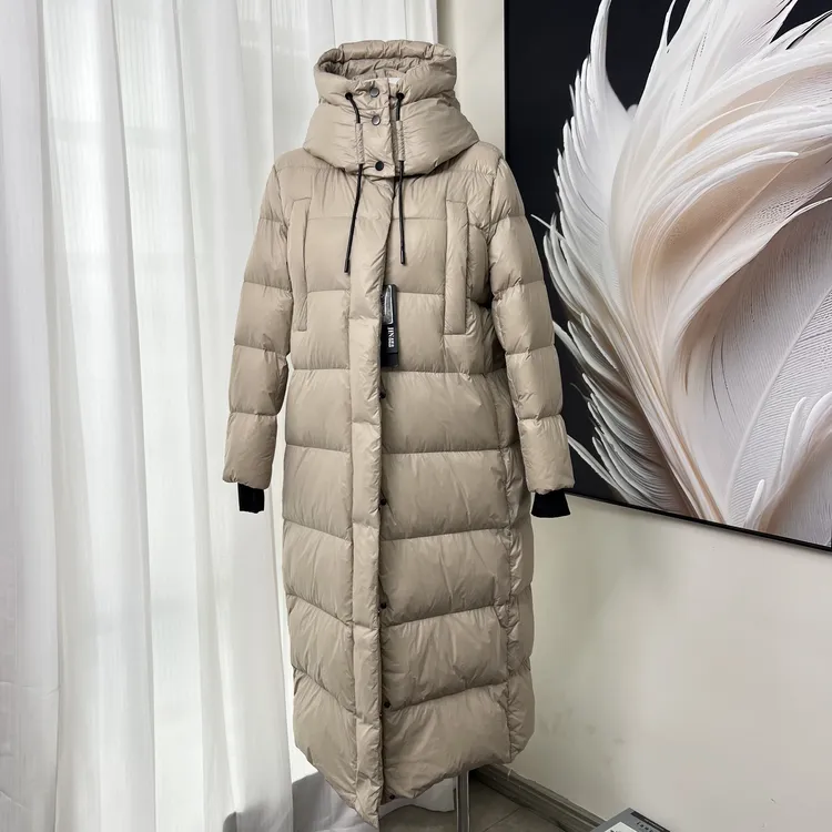 【金影奇】设计师款保暖洋气显瘦长款羽绒服-98617