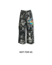 NOT FOR US迷彩印花工装裤
