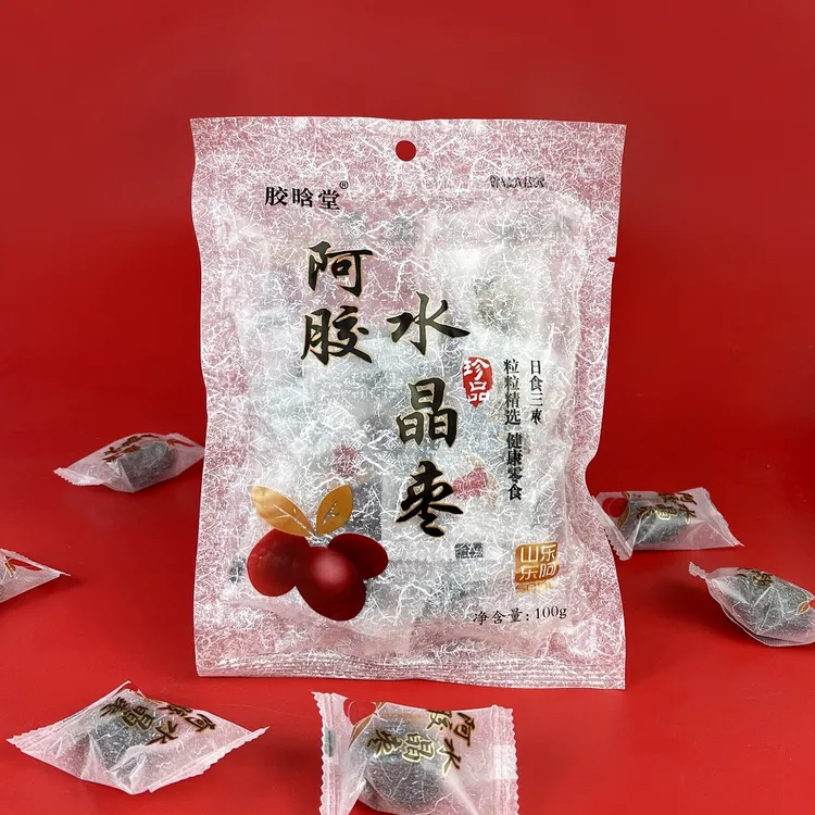 J胶晗堂阿胶水晶枣100克*5包