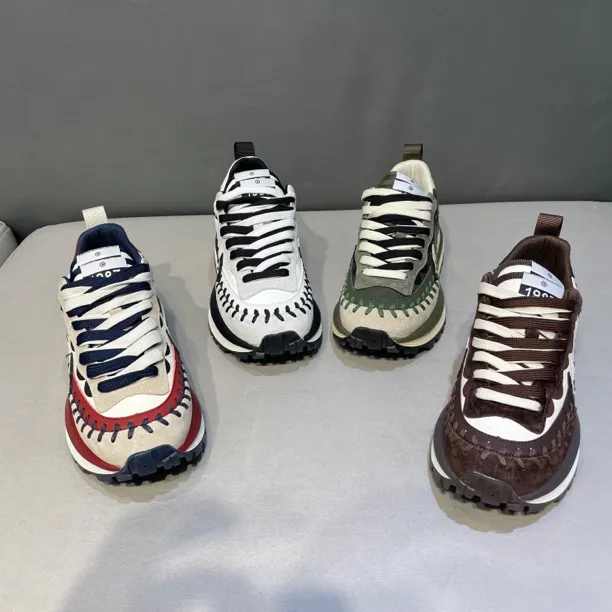 时尚潮流休闲男鞋皮面拼鞋低帮单鞋舒适百搭潮鞋皮鞋码