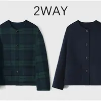 SEPT CHIC W双面型格 气质两穿羊毛双面呢短款大衣S82192SMBVG