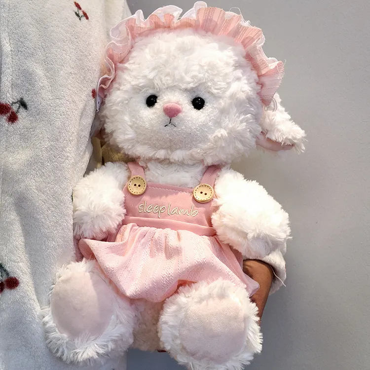 【吐司】公主羊毛绒可爱羊玩偶创意娃娃粉嫩羊公仔送女生礼物闺蜜