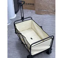 【主播专属】可折叠户外小推车营地拖车拉杆拉车桌板野营剪购物车