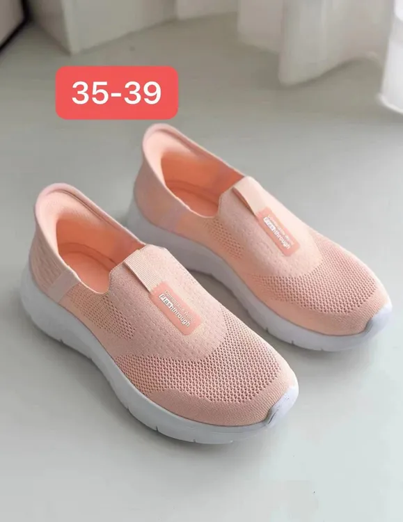 健步鞋男女同款百搭舒适网面休闲布鞋软底轻便低帮单鞋防滑一脚蹬