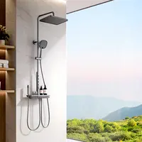 Hegii/恒洁Y57背喷【与辉同款】按摩瀑布水钢琴键除垢平台智能花洒