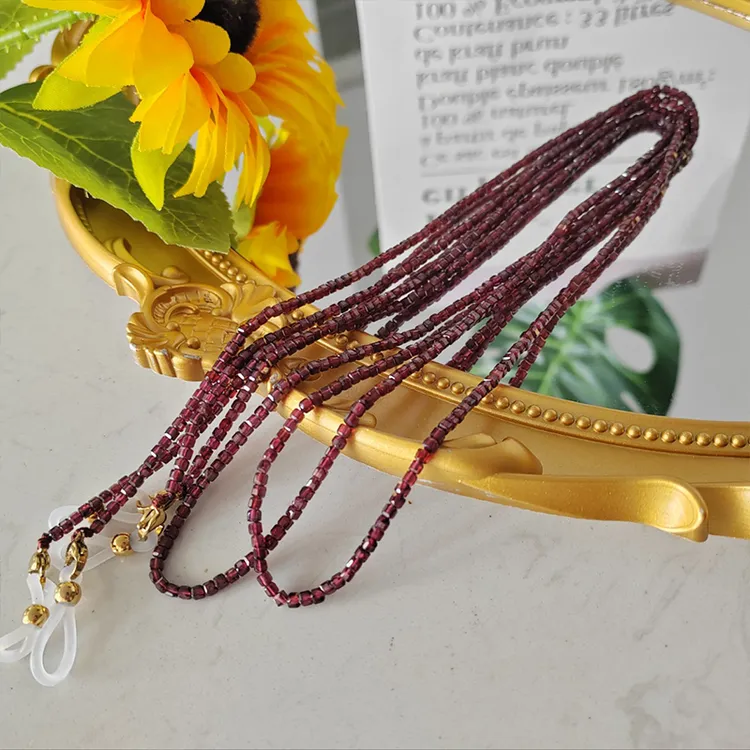 新中式眼镜链天然气质时尚挂脖项链手链防丢绳手工古风长链链子