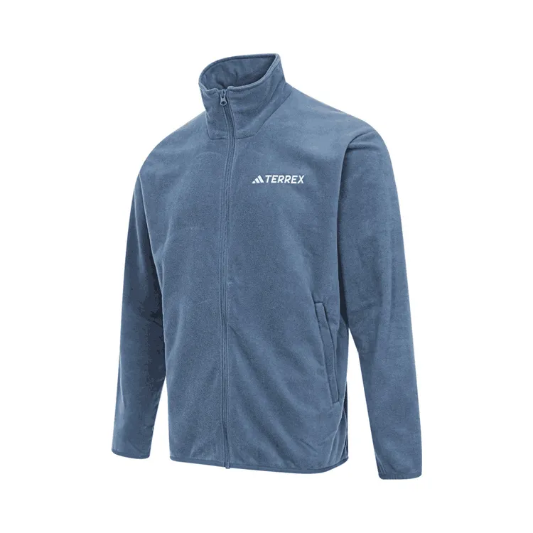 adidas阿迪达斯2025男子MT ESS FZ FL舒适针织无帽外套JP0798