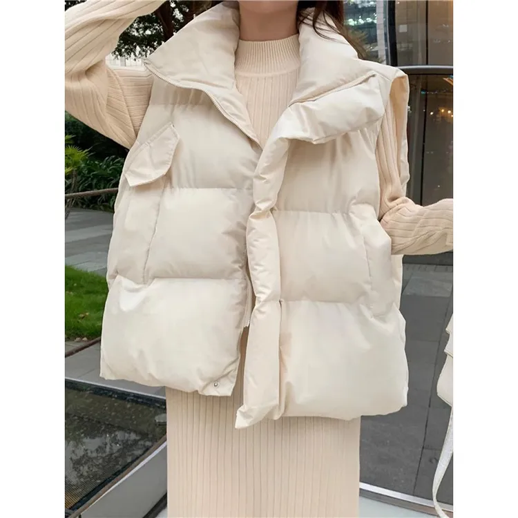 马甲女秋冬季2025年巨美新款宽松外穿背心外套坎肩马夹保暖外搭