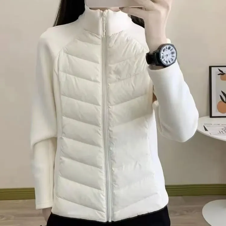 女士小蛮腰4运动打底棉服立领轻薄秋冬保暖外套收腰休闲棉袄