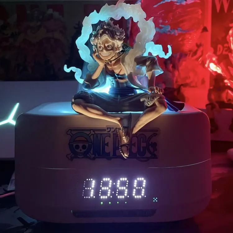 海贼王手办尼卡路飞加湿器艾斯音响加湿器灯床头摆件蓝牙生日礼物