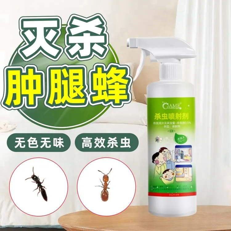  肿腿蜂专用杀虫剂家用除虫灭杀盖拉头甲肿腿蜂管氏肿腿蜂喷射剂