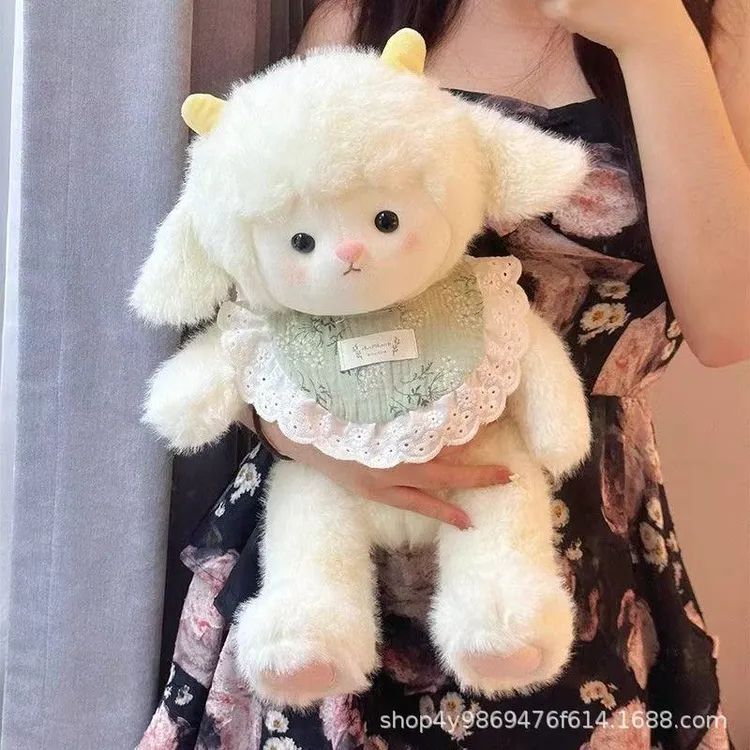 电玩具晚安小羊玩偶毛绒玩具公仔女生超软布娃娃睡觉抱枕生日礼物