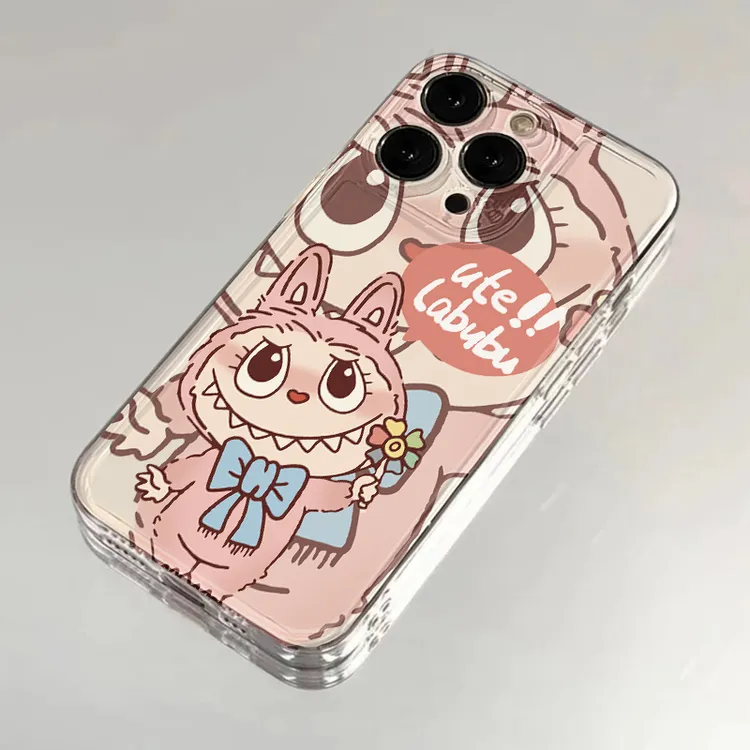 BANCA粉粉拉布布适用iPhone16/15手机壳苹果14华为vivo小米15oppo