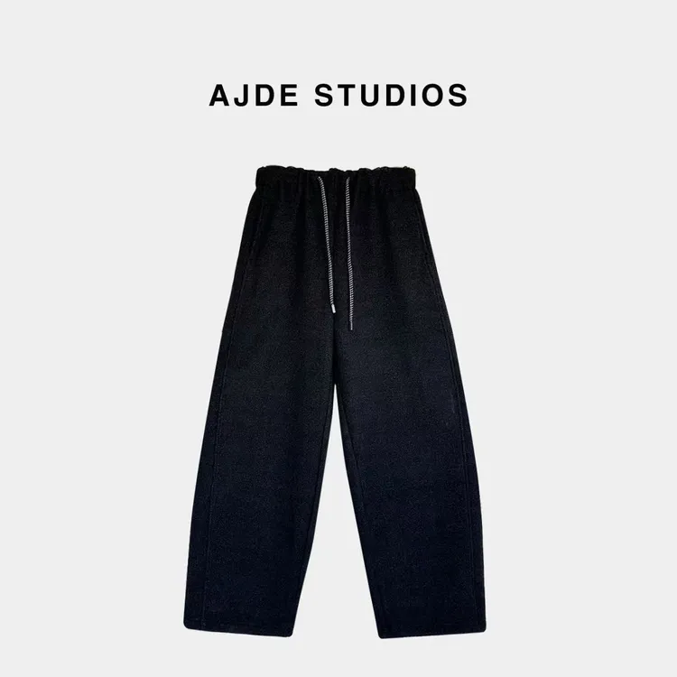 AJDE｜羊毛花边加绒裤01