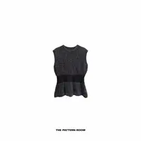 The pattern room | 织物之美暖绒格雷腰精背心