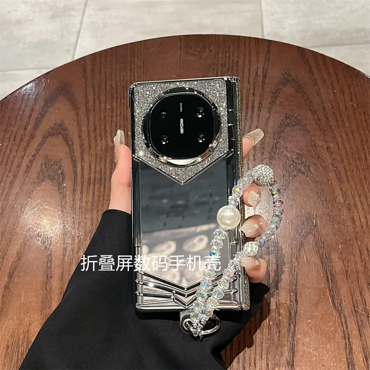 适用华为MateX6/X5折叠屏典藏版手机壳镜子铰链全包保护壳膜一体