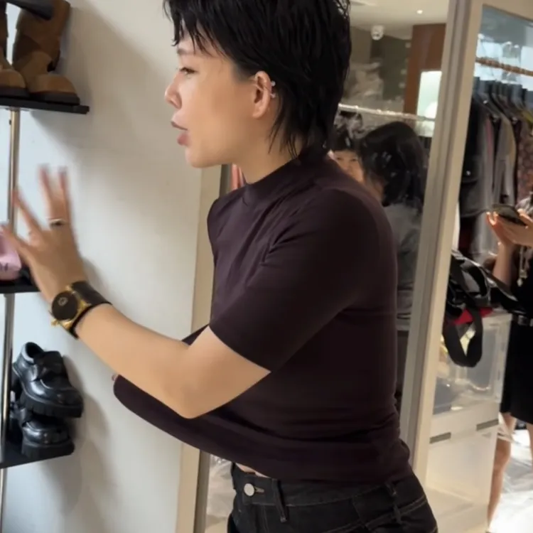 JING2025《升级版百万打底》6060纯色T恤舒适百搭圆领上衣女打底衫