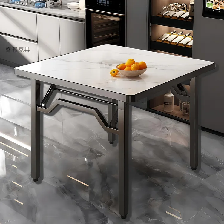 可折叠桌子餐桌家用小户型吃饭桌子正方形烤火桌子摆摊小桌子加厚