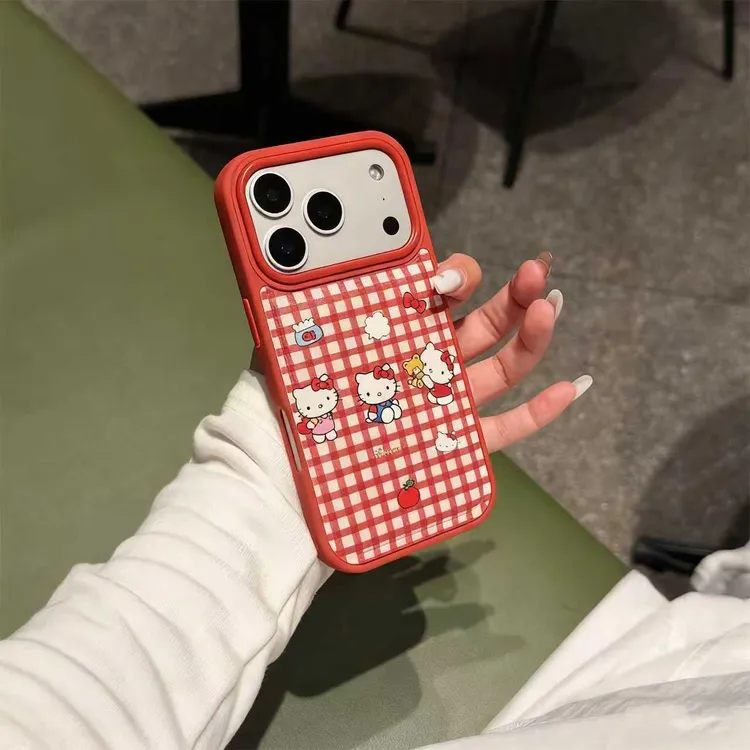 可爱卡通小熊KT适用于iphone17Promax手机壳16软胶15卡通14防摔壳