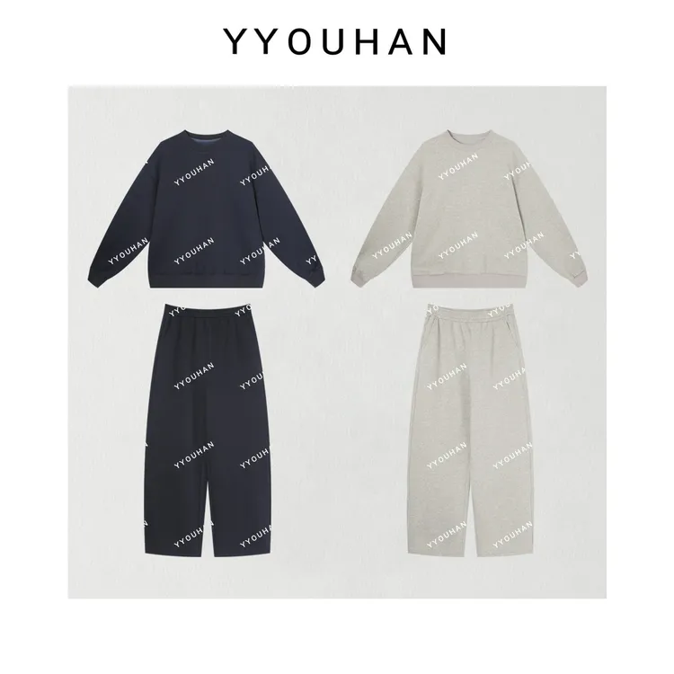 月月 2025冬季新款小众设计奥粒绒卫衣休闲裤两件套 2511C8279