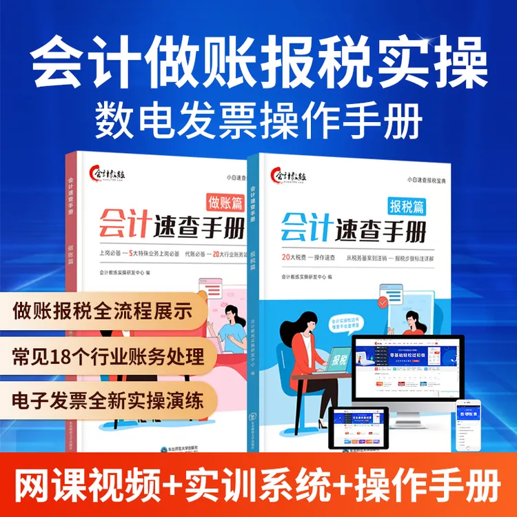 会计做账报税速查手册 零基础学会计上岗必备