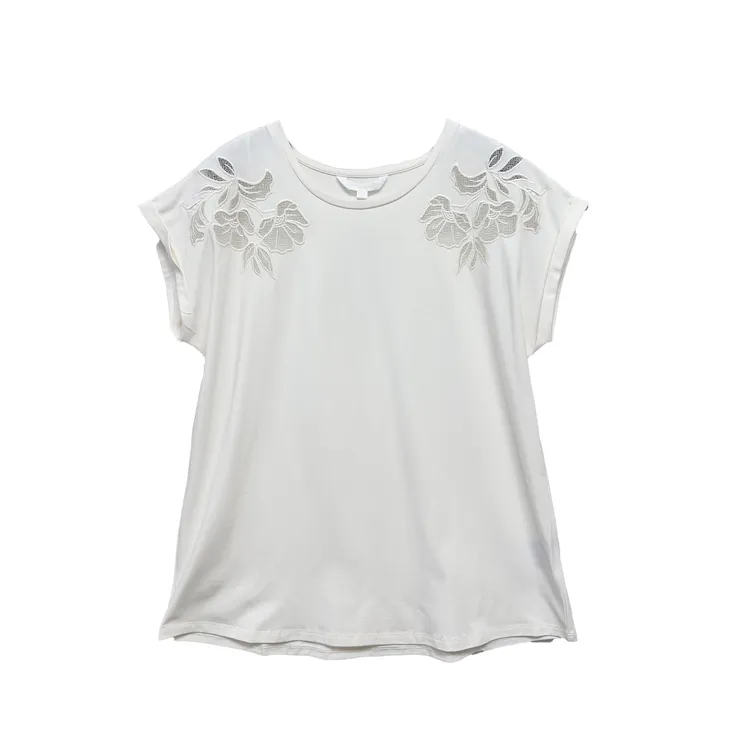 4156#米白色无袖上衣