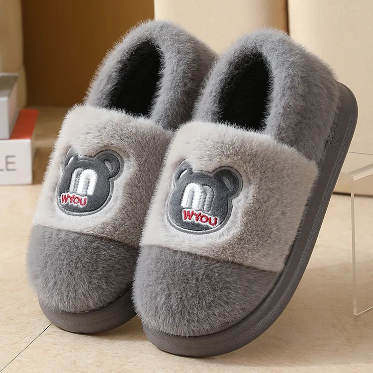 男士棉拖鞋包跟冬季软底防滑加厚底室内居家用保暖情侣款棉拖鞋女