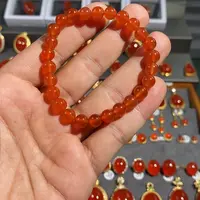 南红玛瑙手链未镶嵌