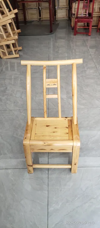 手工椅子高档阳台柏木椅子农家椅子靠背椅家用实木椅小靠背椅子