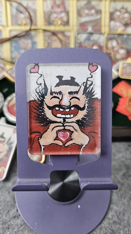 四毛钟馗特制冰箱贴40x50x5mm磁力贴，版权所有