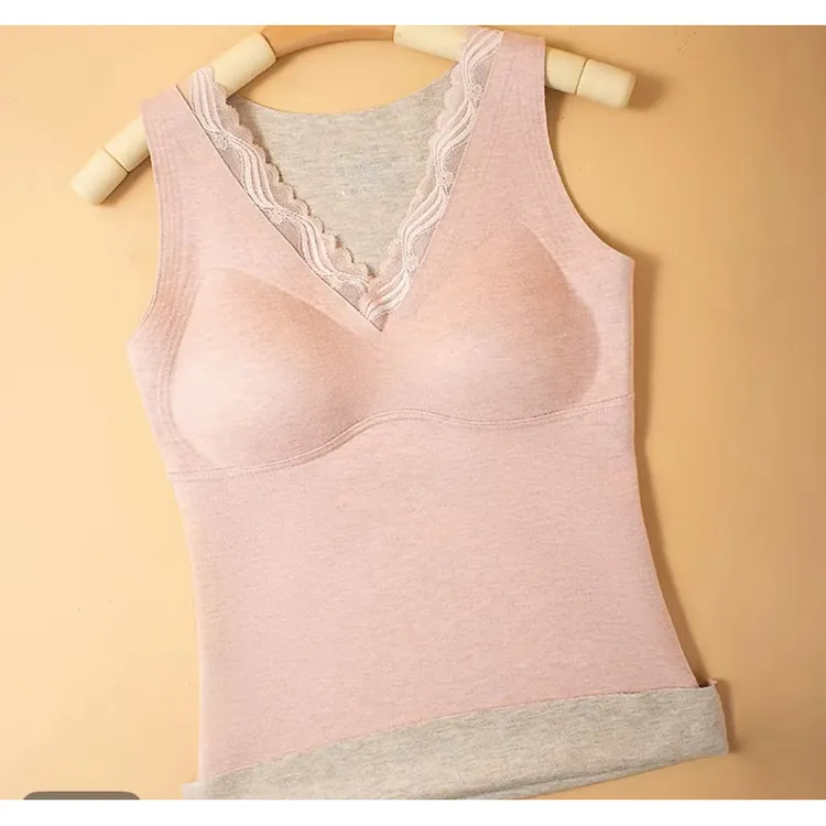 女士加绒加厚保暖背心22808- A116***