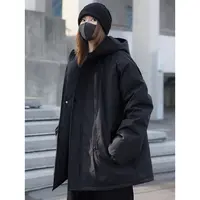 8813 暗黑系机能风棉服外套酷飒风女装冬季夹棉工装夹克个性潮M