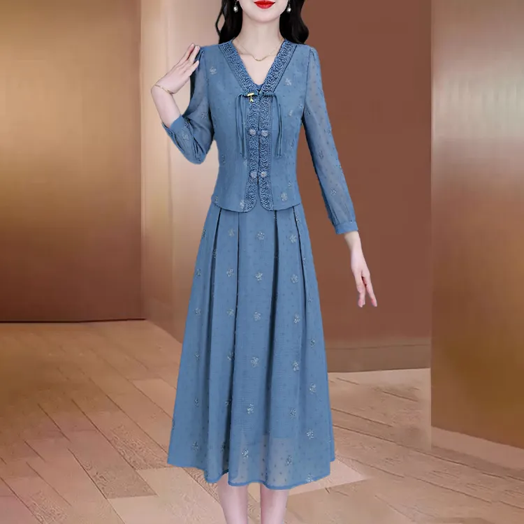 【可蓓儿】小香风春装套装女2025新款爆款流行开春穿搭轻奢连妈妈装