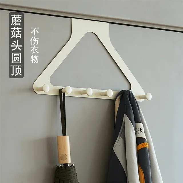 三角门后挂钩挂衣架衣柜外侧面挂架卧室门上挂衣服收纳直角挂衣钩