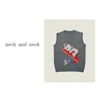 【 neck and neck 】“ 考拉小熊 ” 立体手工卡通针织毛衣马甲