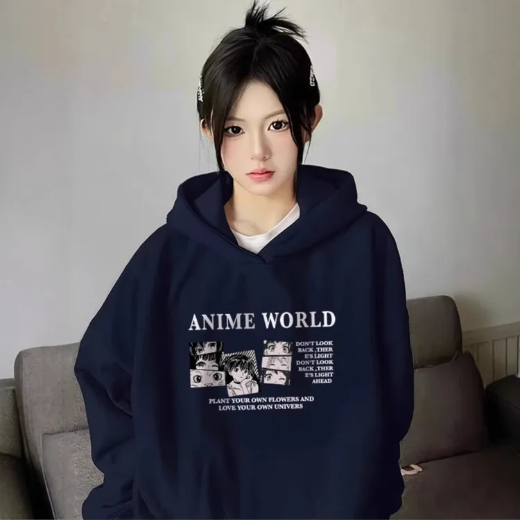 卫衣女加绒连帽秋冬季新品宽松高级感外套校园风小众设计感上衣女