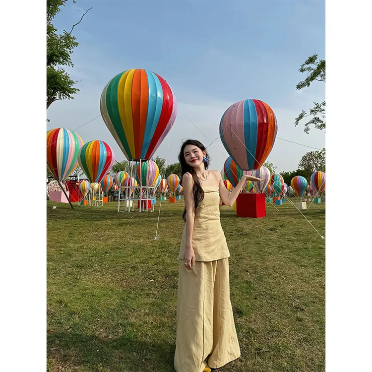 韩系松弛感气质设计感抹胸高级感上衣百搭显瘦休闲直筒阔腿裤女