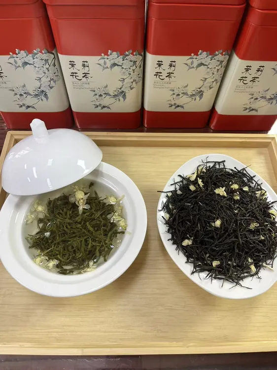 【老味●浓香●耐泡】茉莉花茶茶叶黑美人茶叶250g/100g试喝飘雪